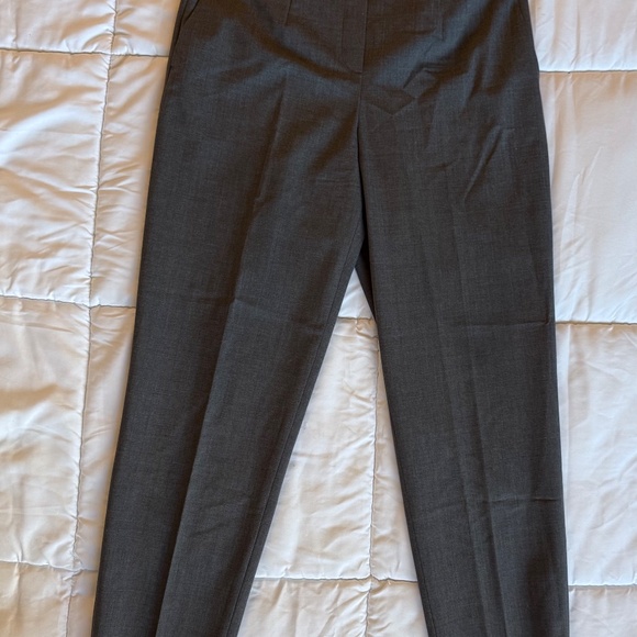 Babaton Grey Stretch Wool Classic Ankle Trouser - Picture 6 of 6